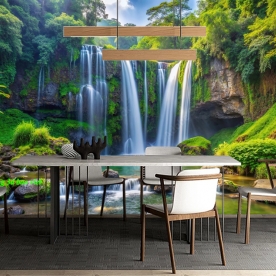3D waterfall wall mural n2004-326