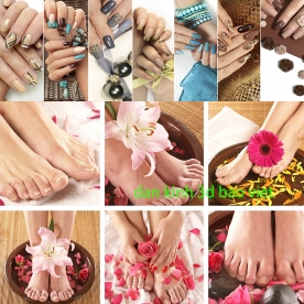 Decal dán kính cao cấp nail spa nails064