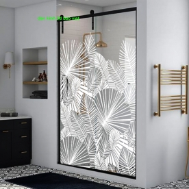 Decal dán kính nghệ thuật glass162