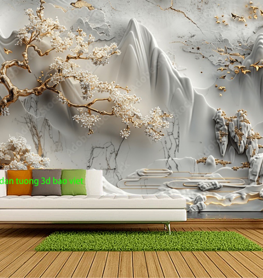 Giấy dán tường phòng khách n2005-279