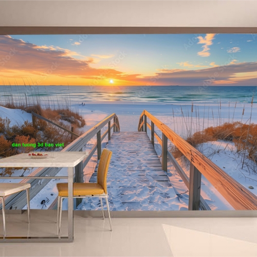 Tranh dán tường phong cảnh biển n2005-281