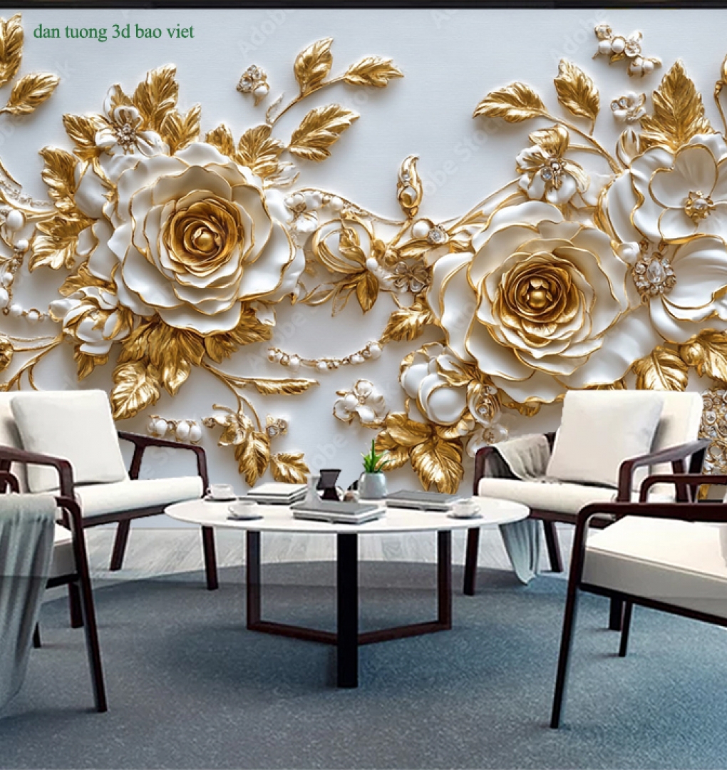 Giấy dán tường 3d 2026-234