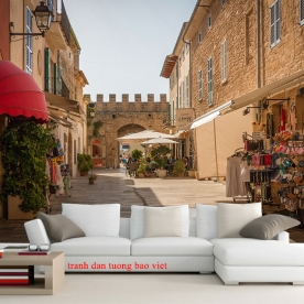 Wallpaper of city scene fm473