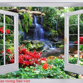 3d window wallpaper w197