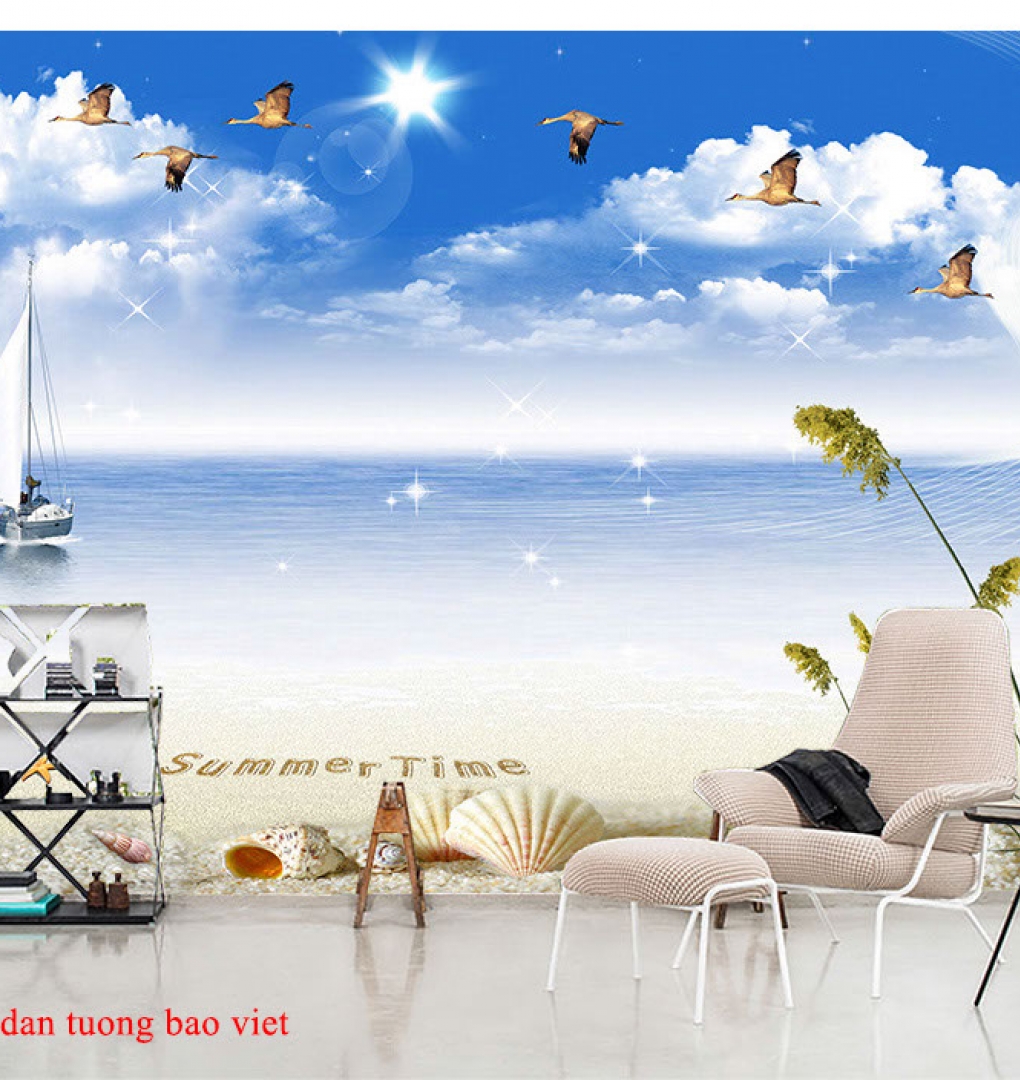 Living room wallpaper s292