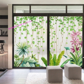 High quality frosted glass decal se114