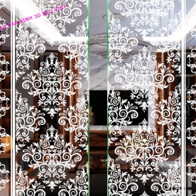 3d art glass decal sticker glass073