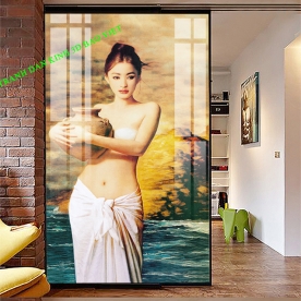 2 sided 3d glass stickers for nail spa ni001