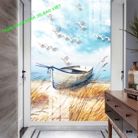 2 sided 3d glass stickers k514