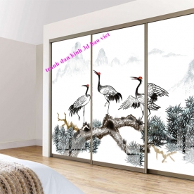 3d feng shui 2 sided glass stickers k512
