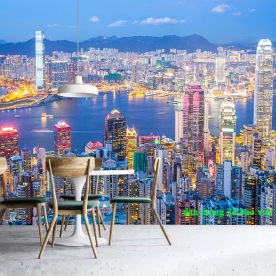 Giấy dán tường phòng khách 3d fm595