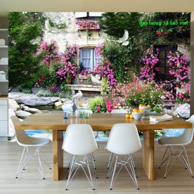 Giấy dán tường phòng khách 3d n2003-169