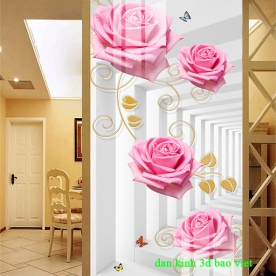 Tranh dán kính 3d 2 mặt k562