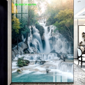 Tranh dán kính 3d 2 mặt phong cảnh n2003-179