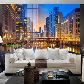 Tranh dán tường cảnh thành phố n2003-166