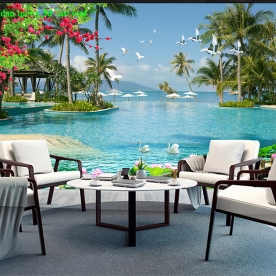 Tranh dán tường phong cảnh biển n2003-170