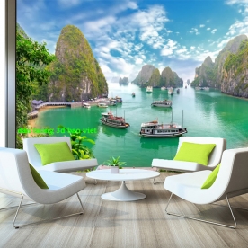 Tranh dán tường phong cảnh biển Việt Nam n2003-171