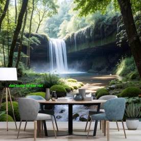 Tranh dán tường phong cảnh thác nước n2004-363