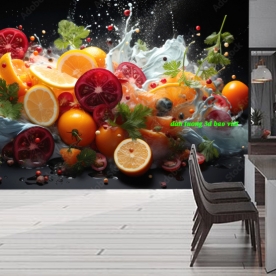 Tranh dán tường trái cây n2004-367