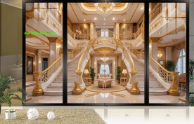 Tranh dán kính 3d 2 mặt n2005-296