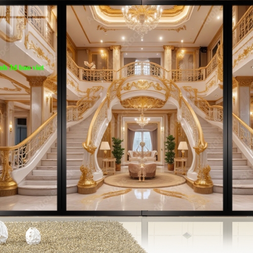 Tranh dán kính 3d 2 mặt n2005-296