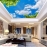 Living room ceiling wallpaper c203