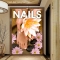 Painting nail spa nail stickers k326