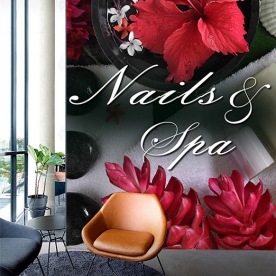 Nail spa stickers k325