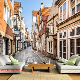 City scene mural me267