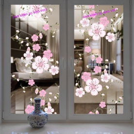 High quality transparent 3d glass decal sticker se116