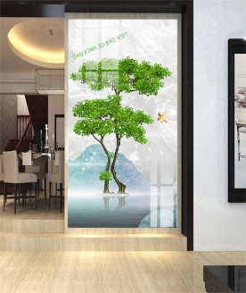2 sided 3d glass painting k535