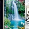 3d glass stickers 2 sides waterfall k530
