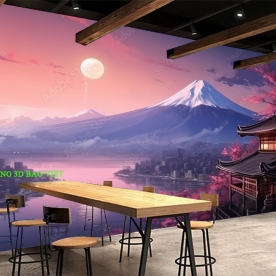 Tranh dán tường cho quán cafe n2003-219