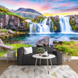 Tranh dán tường thác nước đẹp n2003-214