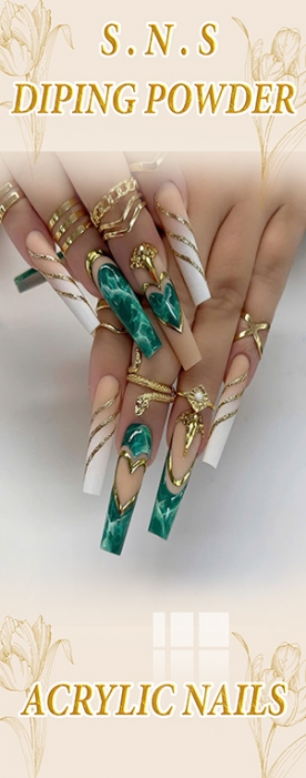 Decal dán kính cao cấp nails spa nails067 si3