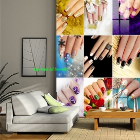 Decal dán kính cao cấp nails spa nails069