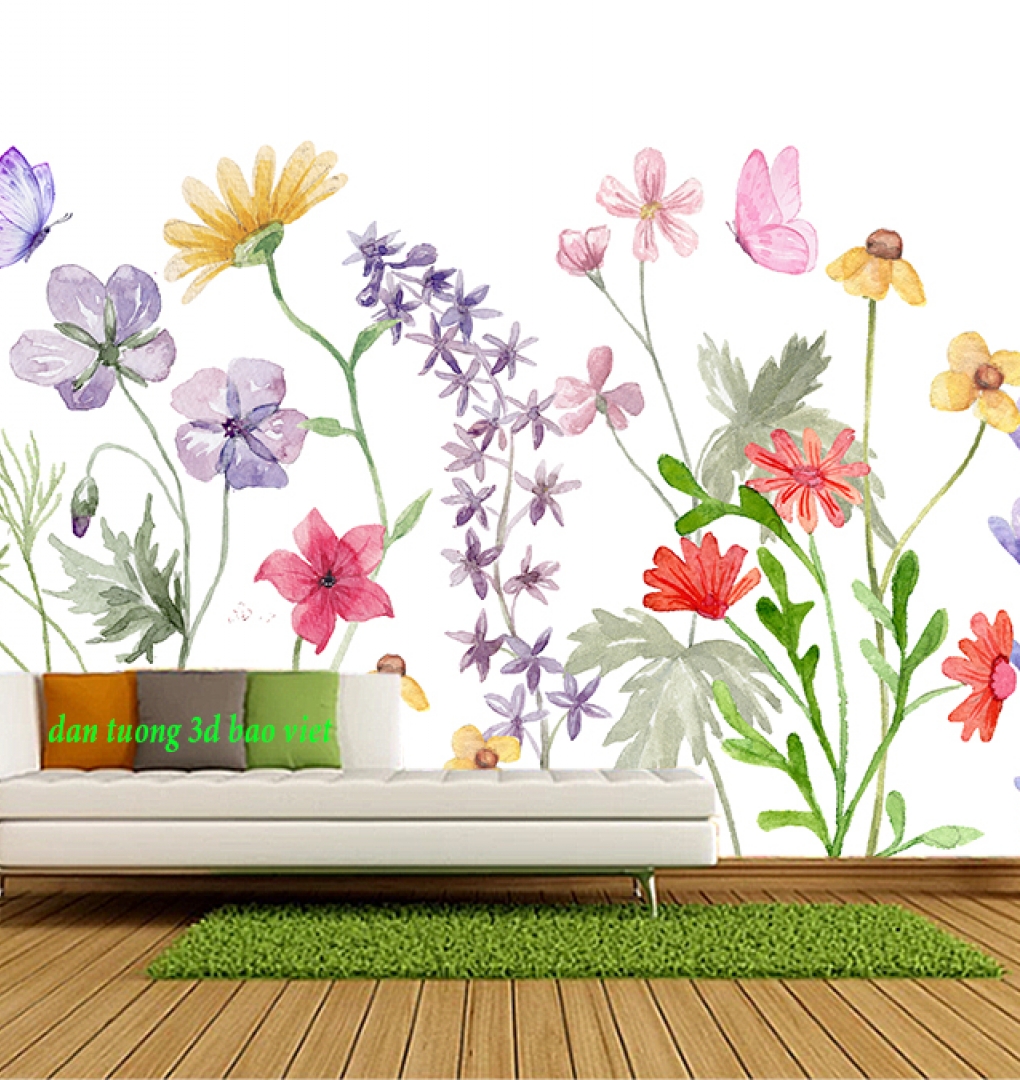 Giấy dán tường phòng khách seh396