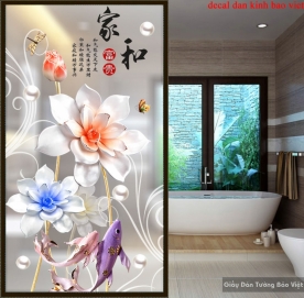 High quality 3d glass decals se027