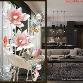 High quality glass decal se006