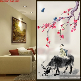 High quality glass decal se011