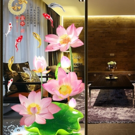 Seft028 premium glass decal stickers