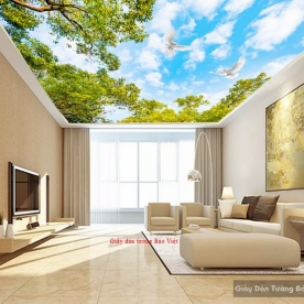 Wallpaper ceiling of sky C098