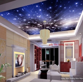 Galaxy ceiling wallpaper C054