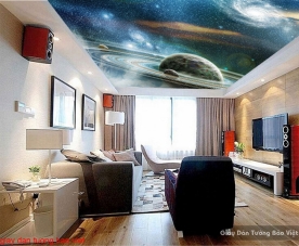 Galaxy ceiling wallpaper c148