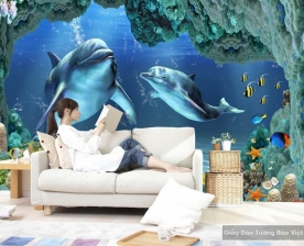 Wallpaper Dolphin S046