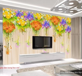 Wallpaper seamless floral h187