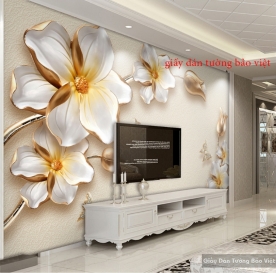 Beautiful imitation pearl wallpaper FL052