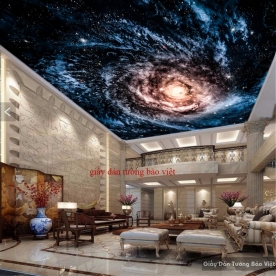 Wallpaper galaxy ceiling C057