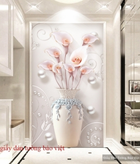 3D imitation pearl wallpaper K16650530