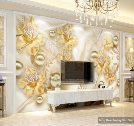3D imitation pearl wallpaper FL046